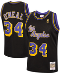 Shaquille O'Neal #34 Los Angeles Lakers Mitchell & Ness Hardwood Classics Lost on Mars Reload Swingman Jersey - Black