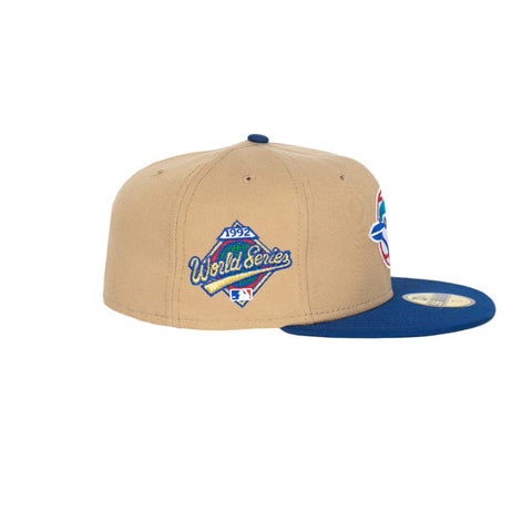Toronto Blue Jays New Era Cooperstown Collection 1992 World Series Woodland  Reflective Undervisor 59FIFTY Fitted Hat - Camo