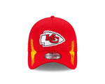 Kansas City Chiefs 2021 Sideline Historic 39THIRTY Stretch Fit Hat- Red