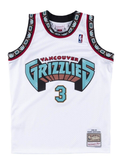 Men's Vancouver Grizzlies Shareef Abdur-Rahim #3 White Mitchell N Ness Swingman Player Jersey