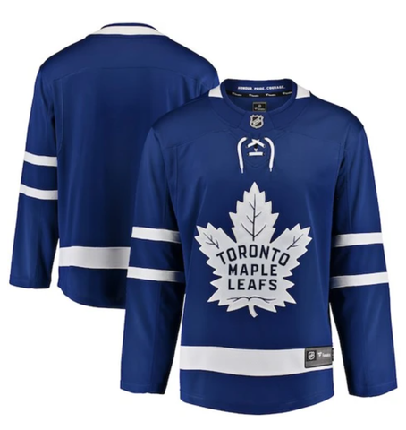 Men's Toronto Maple Leafs Blank Fanatics Branded Blue Home - Breakaway Jersey