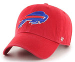 Buffalo Bills NFL ’47 Brand Adjustable Unstructured Clean Up Red Hat