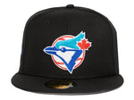 New Era MLB Toronto Blue Jays 1993 World Series Cooperstown 59FIFTY Fitted Hat - Black