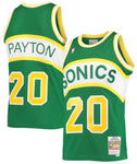 Men's Mitchell & Ness NBA Gary Payton Seattle SuperSonics 1994-95 Hardwood Classics Swingman Jersey - Green