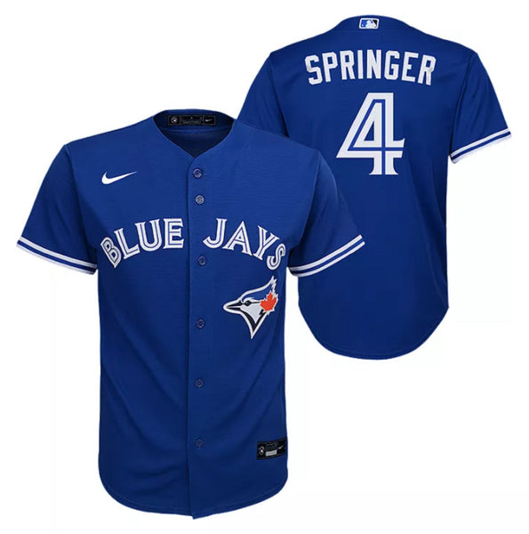 Youth Nike George Springer Royal Toronto Blue Jays Alternate