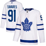 John Tavares Toronto Maple Leafs adidas Away Authentic - Player Jersey - White