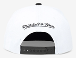 Men's Los Angeles Lakers Reload Mitchell & Ness White/Black Two-Tone Wool Snapback Hat