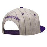 Men's Los Angeles Lakers Reload Mitchell & Ness Purple/Grey Wool Snapback Hat