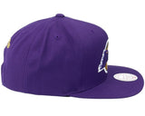 Men's Los Angeles Lakers Reload Mitchell & Ness Purple/Gold Wool Snapback Hat