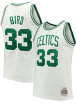 Mitchell & Ness NBA Boston Celtics Larry Bird 1985-86 Hardwood Classics Swingman Jersey - White