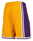 Los Angeles Lakers Mitchell & Ness Hardwood Classics Team Swingman Shorts - Gold