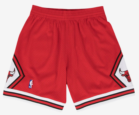 Chicago Bulls Mitchell & Ness 1997-98 Hardwood Classics Swingman - Shorts - Red
