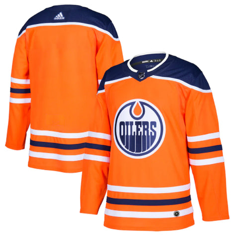 Men's Edmonton Oilers adidas Orange Authentic Pro - Blank Jersey