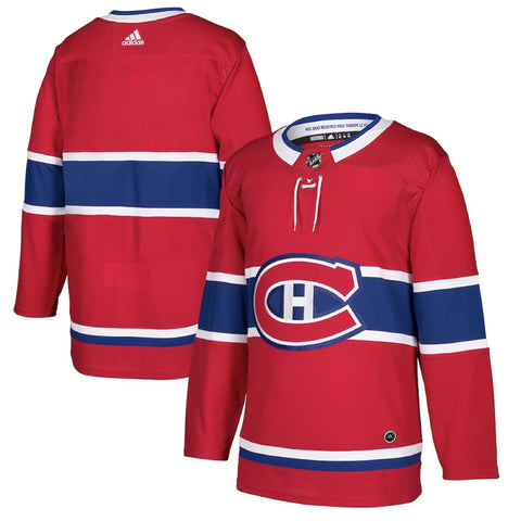 Men's Montreal Canadiens adidas Red Authentic Pro - Blank Jersey
