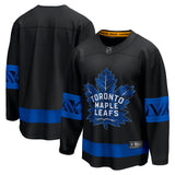 Men's Toronto Maple Leafs Fanatics Branded Black - Alternate Premier Breakaway Reversible Blank Jersey