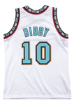 Men's Vancouver Grizzlies Mike Bibby #10 White Mitchell N Ness Swingman Player Jersey