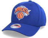 Men's New York Knicks Mitchell & Ness Blue Wool Snapback Hat