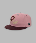 Paper Planes Scripted Mantra Color block Snapback Hat - Rose