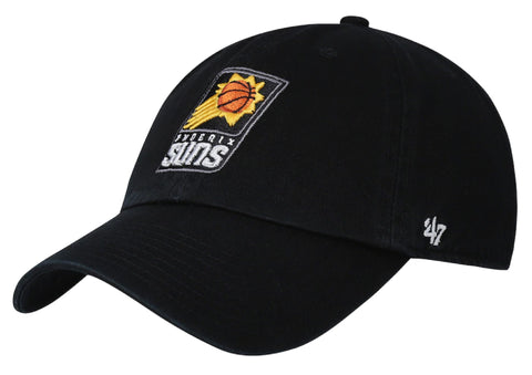 Phoenix Suns NBA ’47 Brand Adjustable Unstructured Clean Up Black Hat