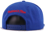 Philadelphia 76ers Mitchell & Ness Blue Wool Snapback Hat