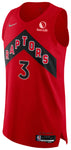 Raptors Nike Men's 2021-22 Authentic Icon Diamond Jersey Red - Anunoby