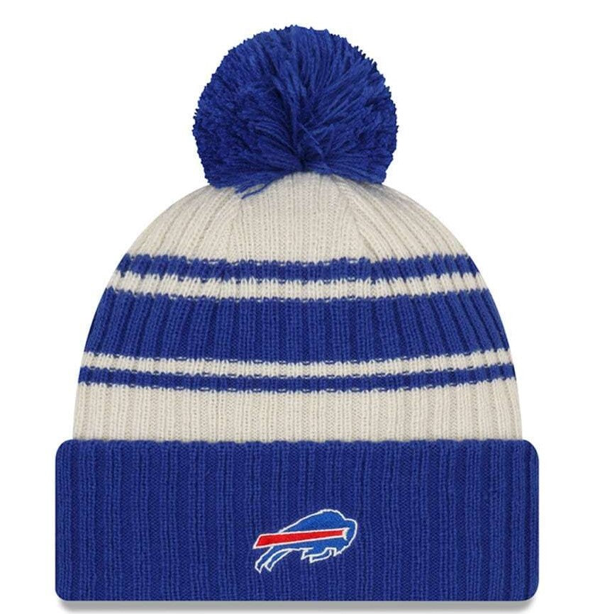 Toronto Blue Jays Men's New Era Cuffed Pom Knit Hat