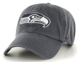 Seattle Seahawks NFL ’47 Adjustable Unstructured Clean Up Grey Hat