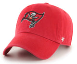 Tampa Bay Buccaneers NFL ’47 Brand Adjustable Unstructured Clean Up Red Cap