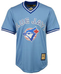 Toronto Blue Jays Baby Blue Blank Cooperstown Official Majestic Replica Jersey - Mens