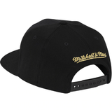 Men's Mitchell & Ness Black Toronto Raptors Gold Dip Down - Snapback Hat