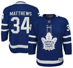 Youth Toronto Maple Leafs Auston Matthews Blue Home Premier Player - Jersey