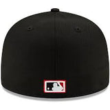 New Era Montreal Expos 35th Season Cooperstown Collection Red Undervisor 59FIFTY Fitted Hat - Black