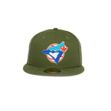 Toronto Blue Jays 1993 World Series 59FIFTY Olive Green - Fitted Hat