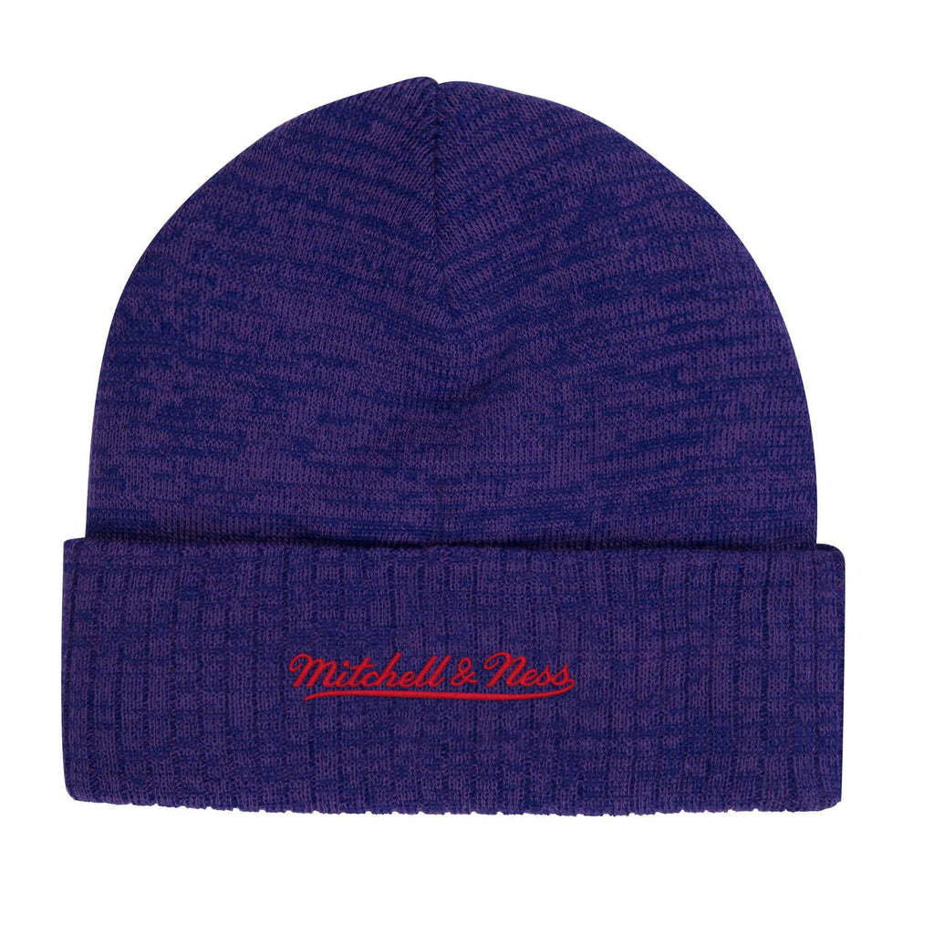 Toronto Raptors Mitchell & Ness Patch Knit Hat - Purple – The