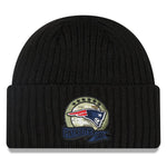 New England Patriots New Era 2022 Salute to Service Knit Hat - Black
