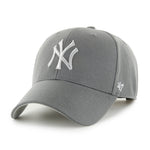 New York Yankees '47 MVP Adjustable Hat - Grey & White Logo