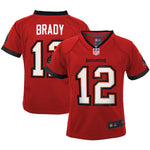 Preschool Nike Tom Brady Red Tampa Bay Buccaneers - Game Jersey
