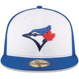 New Era Toronto Blue Jays 2017 Authentic Collection On-Field 59Fifty Fitted Hat - White & Royal Blue