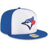 New Era Toronto Blue Jays 2017 Authentic Collection On-Field 59Fifty Fitted Hat - White & Royal Blue