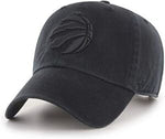 Toronto Raptors NBA ’47 Adjustable Clean Up Hat - Black/Black